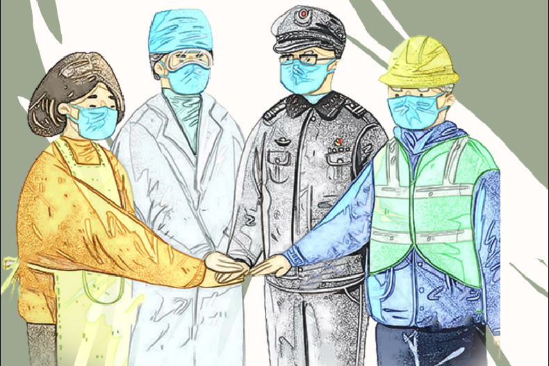 手繪長圖|甘肅戰(zhàn)“疫”故事，“硬核”之下的溫情