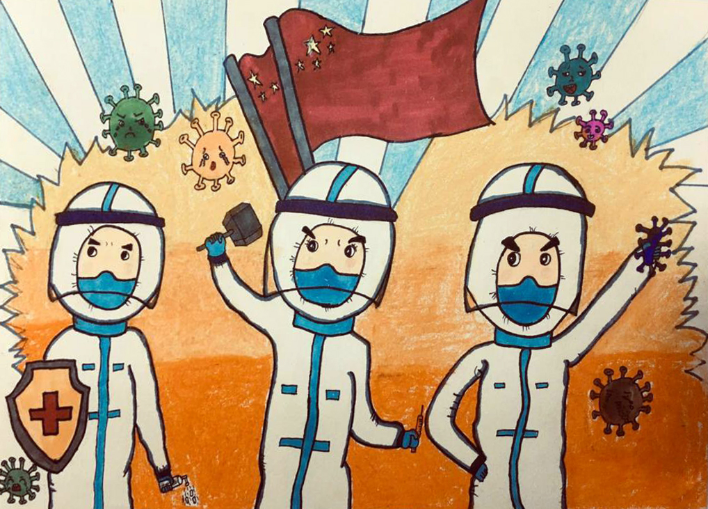 “疫情當(dāng)前，孩子們有‘畫’說”作品展播（三十九）