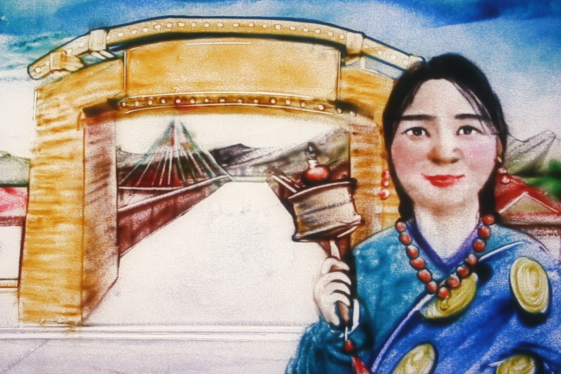 沙畫(huà)|奮力追夢(mèng)！2020決戰(zhàn)脫貧攻堅(jiān)“甘肅卷”