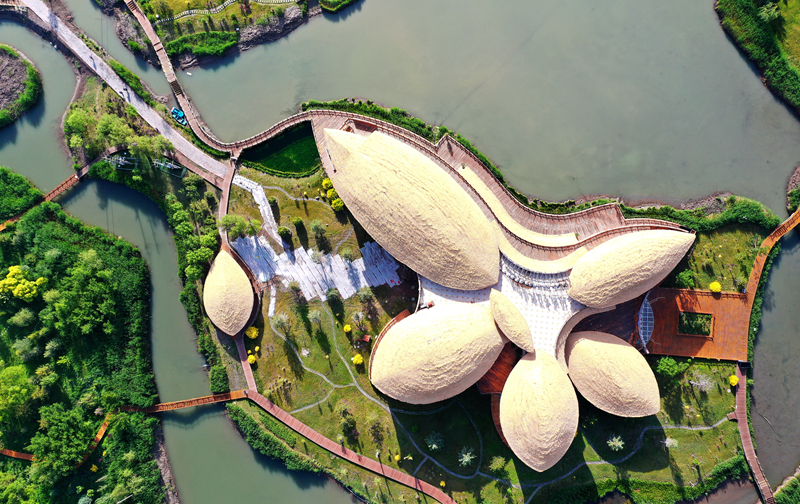 【飛閱甘肅】張掖國(guó)家濕地公園：碧波萬(wàn)頃風(fēng)光美