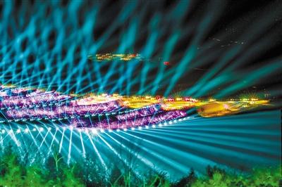 蘭山每晚都有炫酷燈光秀 你想看嗎？