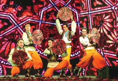 主題樂舞《相約千年》甘肅會(huì)寧上演