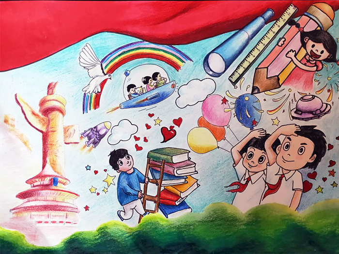 蘭州市第三屆青少年社會(huì)主義核心價(jià)值觀主題動(dòng)漫設(shè)計(jì)作品征集評選展示（漫畫插畫 九）