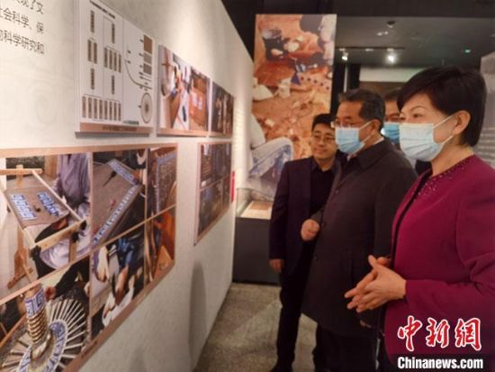 圖為展覽現(xiàn)場(chǎng)。　馮志軍 攝