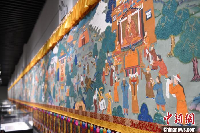 8月20日，“塔影河聲吉祥千年——涼州會(huì)盟暨蘭州與武威文物聯(lián)展”在蘭州市博物館開(kāi)展。戴文昌 攝