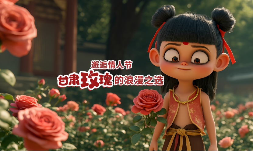 AI視頻 | 邂逅情人節(jié)，甘肅玫瑰的浪漫之選
