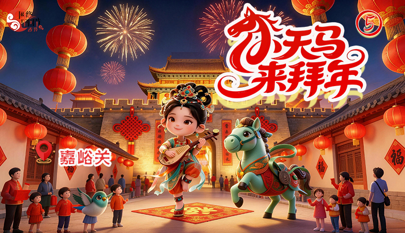 小天馬來拜年⑤|登上嘉峪關(guān)，才懂什么是“天下第一雄關(guān)”