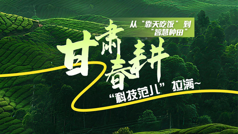 長圖|從“靠天吃飯”到“智慧種田”，甘肅春耕“科技范兒”拉滿